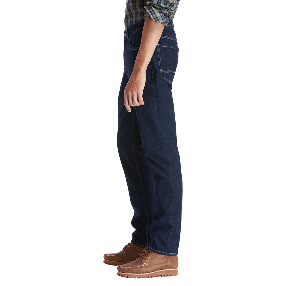 Pantalones Timberland Hombre Sargent Lake Slim Fit Denim Azul Marino - Chile ODH-039678